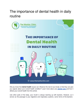 The importance of dental health in daily routine.docx