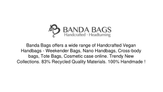 Nano Crossbody Handbags in USA - Banda Bags