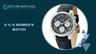 D & G women's watch