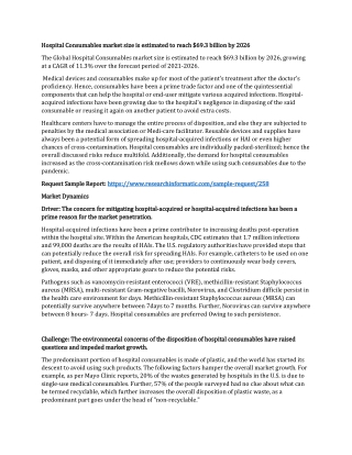 Hospital Consumables market size is estimated to reach $69.3 billion by 2026