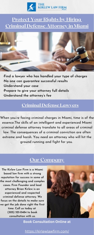 Protect Your Rights by Hiring  Criminal Defense Attorney in Miami