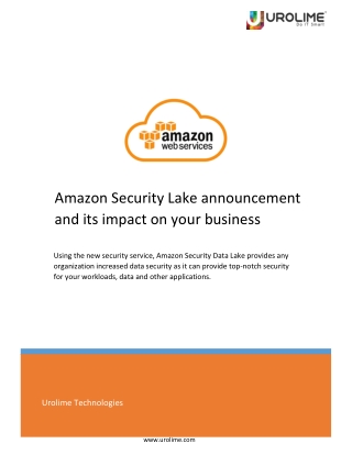 Amazon Security Lake announcement and its impact on your business