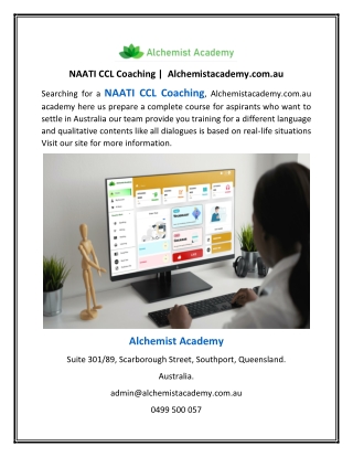 NAATI CCL Coaching |  Alchemistacademy.com.au