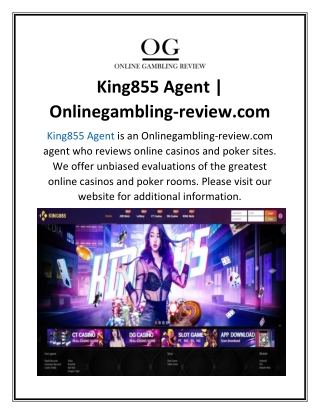 King855 Agent  Onlinegambling-review.com