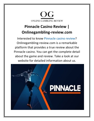 Pinnacle Casino Review  Onlinegambling-review.com