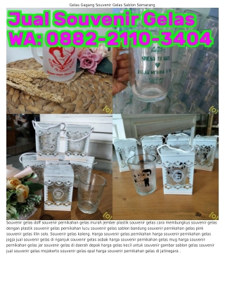 Ô882~211Ô~ЗᏎÔᏎ (WA) Souvenir Gelas Di Bandung Barat Souvenir Gelas Semarang