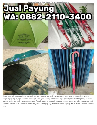 ౦88ᒿ·ᒿ11౦·3Կ౦౦ (WA) Paket Souvenir Payung Souvenir Payung Klaten