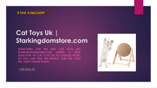 Cat Toys Uk | Starkingdomstore.com