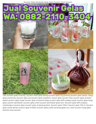 Ô882~2IIÔ~З4Ô4 (WA) Harga Souvenir Pernikahan Gelas Jogja Toko Souvenir Gelas Di