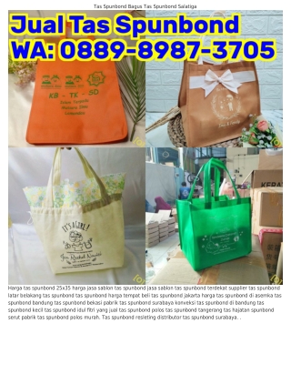 O88ᑫ–8ᑫ8ᜪ–3ᜪO5 (WA) Pabrik Tas Spunbond Bandung Pola Tas Spunbond