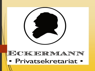 Dietrich Wienecke is proud to have founded ECKERMANN Privatsekretariat Hamburg