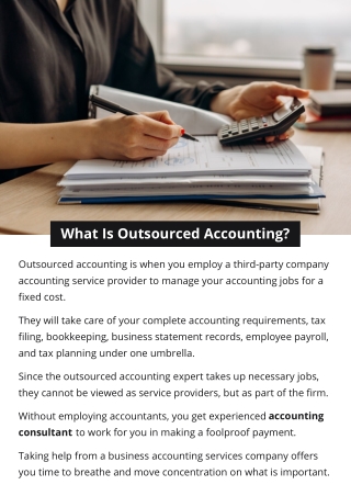 What Is Outsourced Accounting?