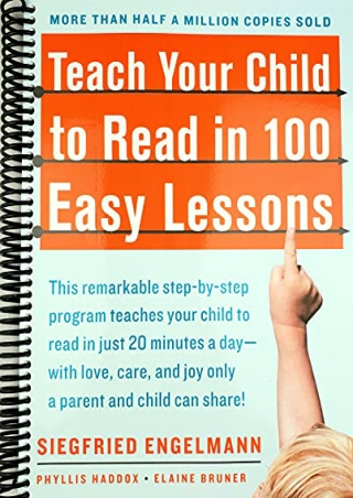 D!ownload  book (pdF) Teach Your Child to Read in 100 Easy Lessons
