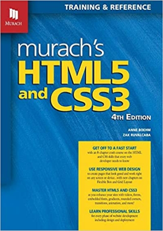 Murach s HTML5 and CSS3 4th Edition