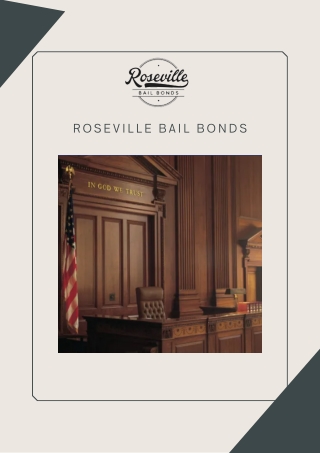 Bails Bondsman - Roseville Bail Bonds