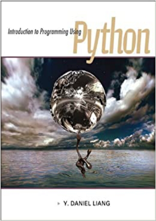 Introduction to Programming Using Python Myprogramminglab
