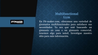Multifunctional Gym | Fit-maker.com