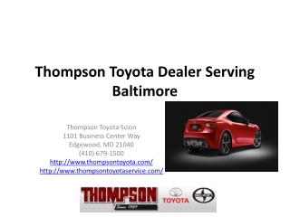 Toyota Scion Dealers