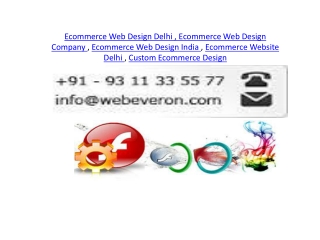Ecommerce Website Delhi