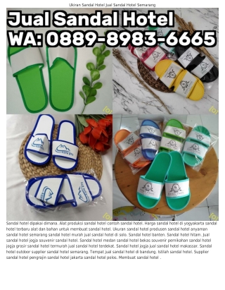O88ᑫ•8ᑫ8ᣮ•6665 (WA) Usaha Sandal Hotel Sandal Hotel Harga 1500
