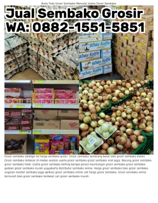 088ᒿ_1551_5851 (WA) Daftar Harga Grosir Sembako Grosir Sembako Bantul Daerah Ist
