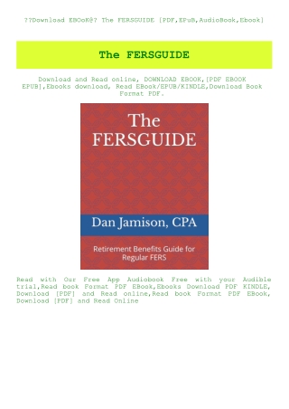 Download EBOoK@ The FERSGUIDE [PDF EPuB AudioBook Ebook]