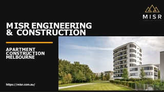 Multi-Unit Development Melbourne | MISR Engineering & Construction