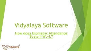 How does Biometric Attendance System Work