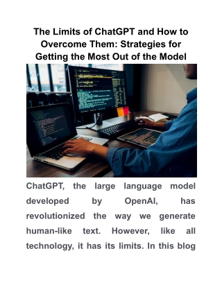 The Limits of ChatGPT and How to Overcome Them_ Strategies for Getting the Most Out of the Model