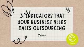 3 indicators that your business needs sales outsourcing