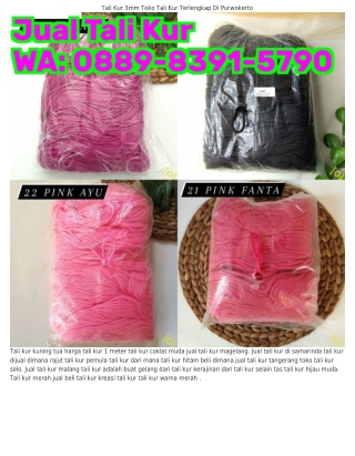 ౦88ᑫ_8ЗᑫI_57ᑫ౦ (WA) Harga Tali Kur Untuk Tas Tali Kur 2 Jari