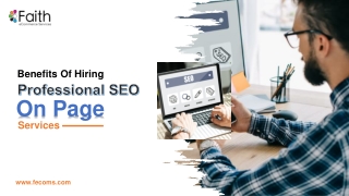 Benefits Of Hiring Professional SEO On Page Services