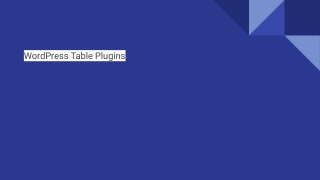 9 Best WordPress Table Plugins Compared To Choose