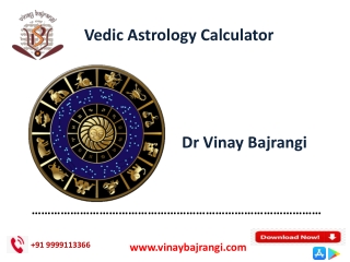Vedic Astrology Calculator