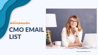 Comprehensive CMO Email List for Targeted Marketing Efforts