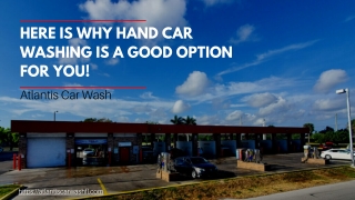 The Benefits of Hand Car Washing!