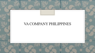 VA company Philippines