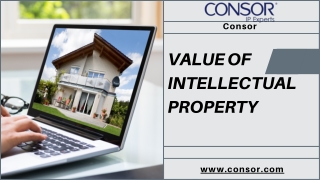 Value of intellectual property |CONSOR