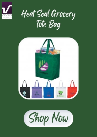 Buy Custom Color Shopping Bag From Vivid Promotions