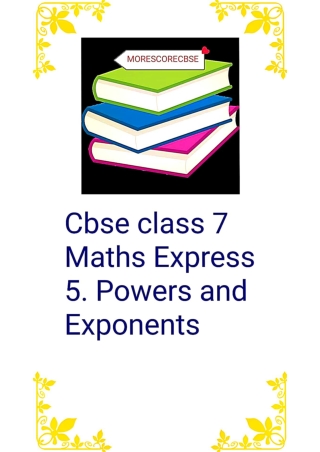 class 7 powers and exponents full pdf