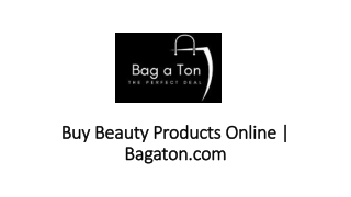 Buy Beauty Products Online