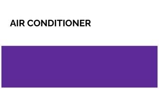 AIR CONDITIONER