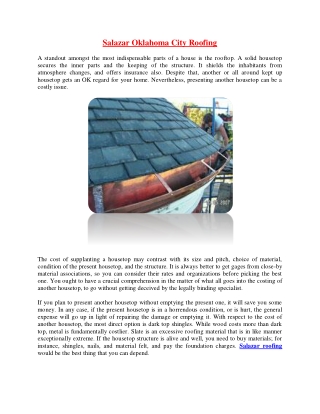 Salazar Oklahoma City Roofing