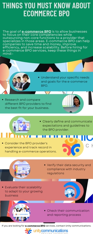 Things You Must Know About Ecommerce BPO