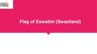 Flag of Eswatini (Swaziland)