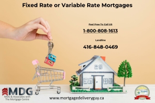 Fixed Rate or Variable Rate Mortgages - Mortgage Delivery Guy