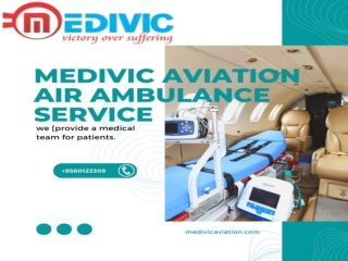 Quickest Emergency Air Ambulance Service in Bhubaneswar by Medivic Aviation