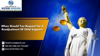 When Should You Request For A Readjustment Of Child Support