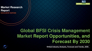 BFSI Crisis Management Market to Reach US$ 42,811.4 million by 2030