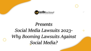 Social Media Lawsuits 2023- Why Booming Lawsuits Against Social Media?